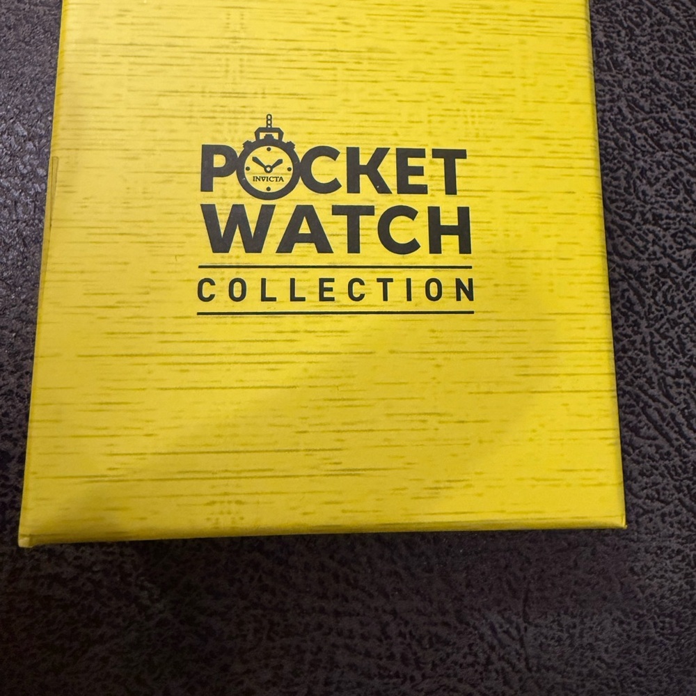 NEW Invicta 47mm Americana Pocket Quartz Bronze Tone w/Chain Watch - Picture 4 of 4